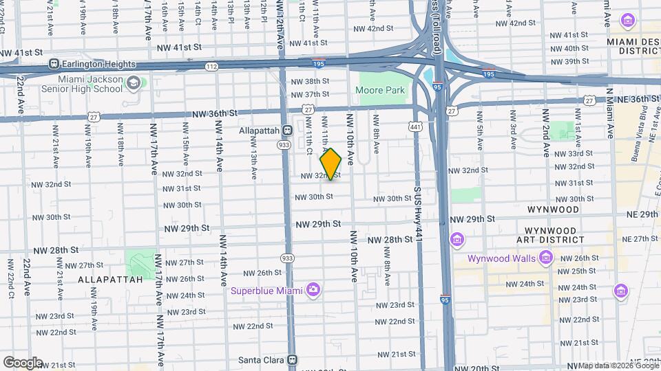 1068 NW 31st St Mapa y Detalles de la Ubicación