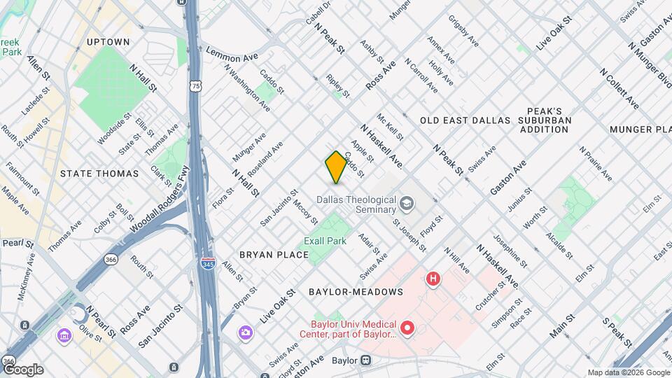 1442 Pecos St Map and Location Details
