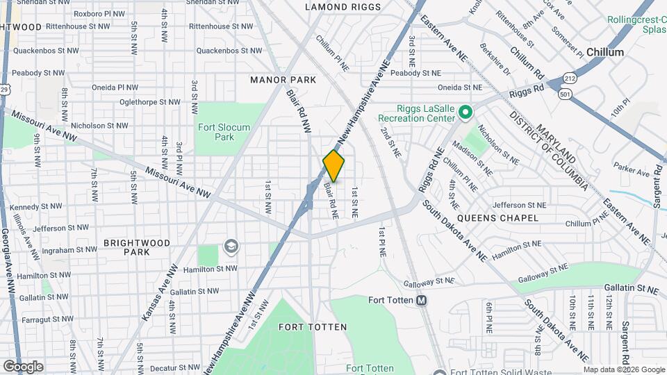 5515 Blair Rd NE Map and Location Details