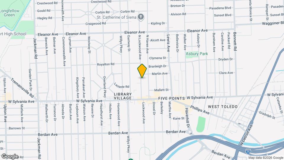 4138 N Lockwood Ave Map and Location Details