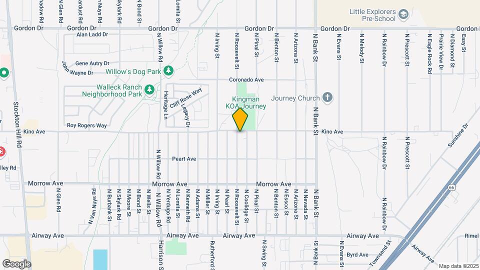 3736 N Roosevelt St Map and Location Details