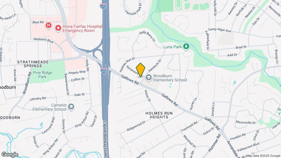 3402 Hemlock Dr Map and Location Details