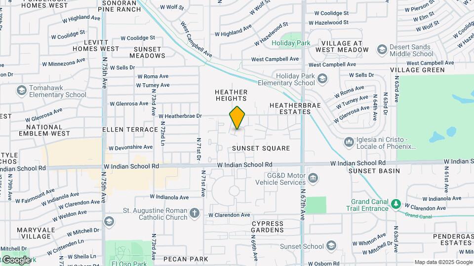4211 N 69th Ln Map and Location Details