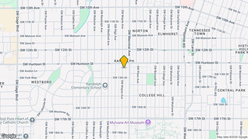 1270 SW Wayne Ave Map and Location Details