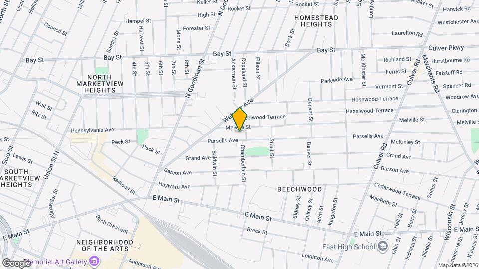 126 Parsells Ave Map and Location Details