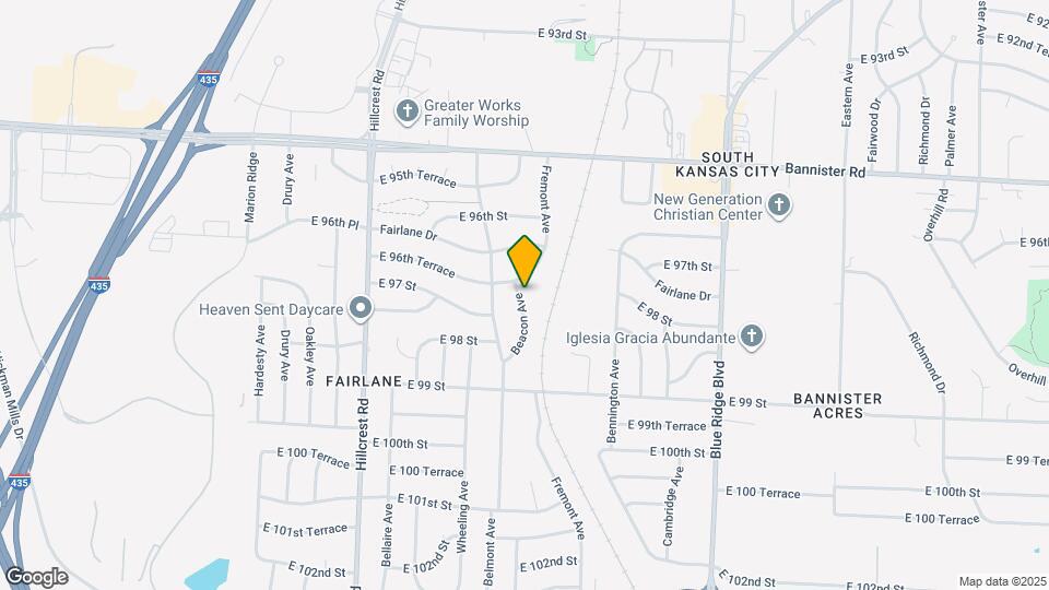 9625 Beacon Ave Map and Location Details