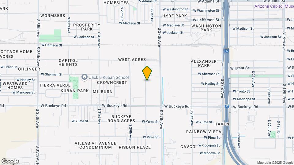 821 S 28th Ave Map and Location Details