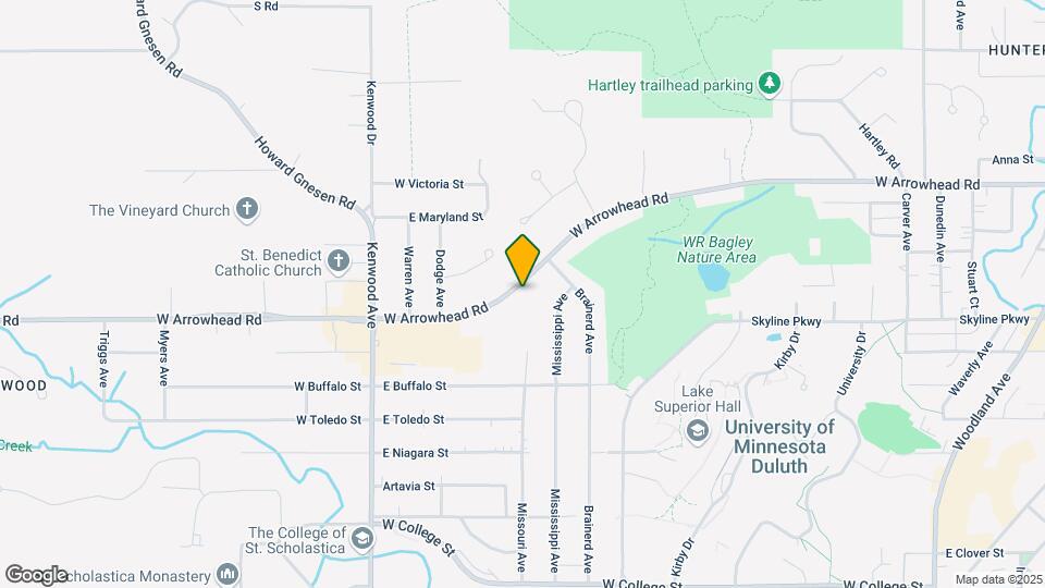 1122 W Arrowhead Rd Map and Location Details