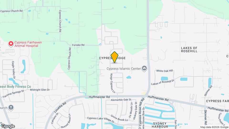 18211 Hammondsport Ln Mapa y Detalles de la Ubicación