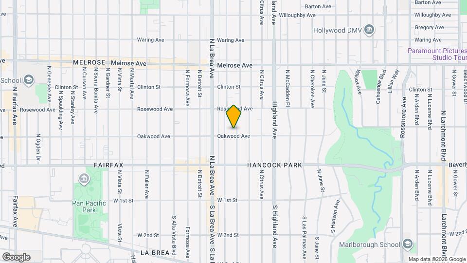 407 N Orange Dr Map and Location Details