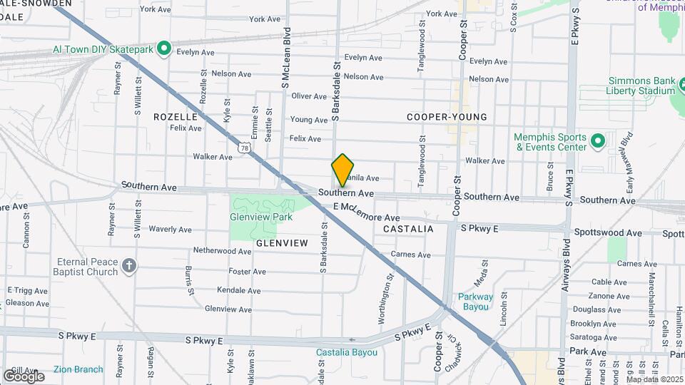 1926 Southern Ave Map and Location Details