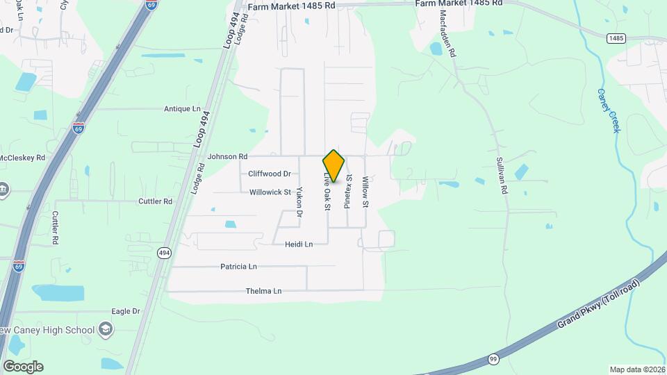 21057 Live Oak St Map and Location Details