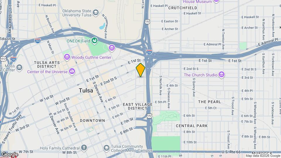 814 E 3rd St, Unit B Mapa y Detalles de la Ubicación