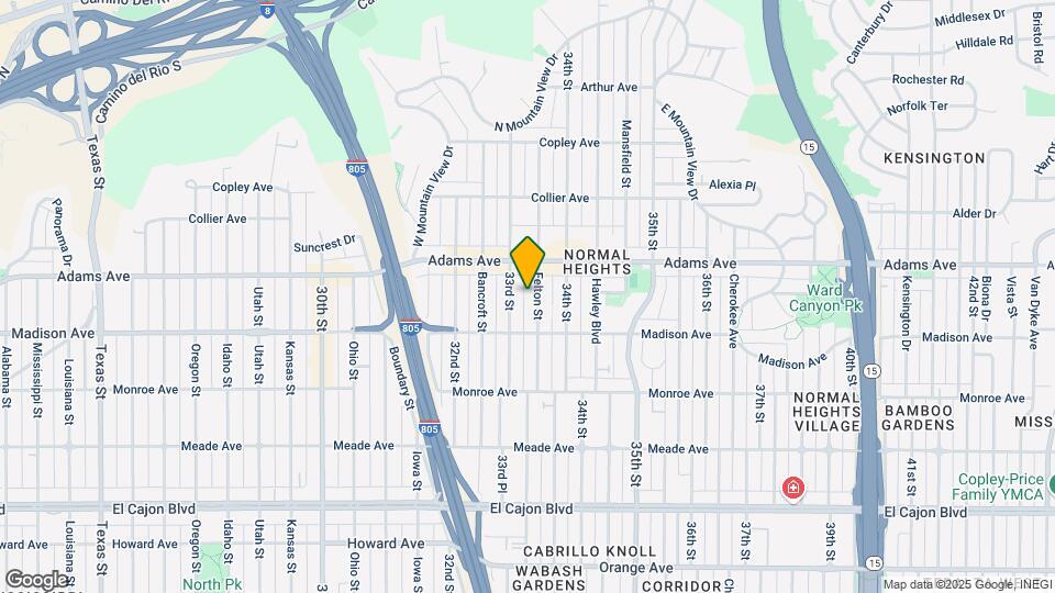 4650 Felton St Map and Location Details
