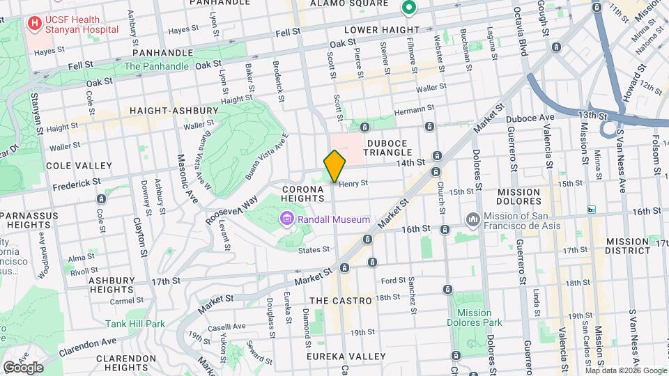 159 Castro St Map and Location Details