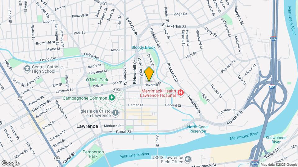 73 Haverhill St Map and Location Details