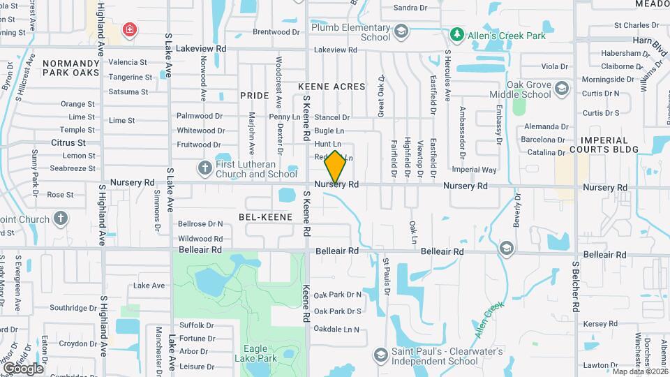 1835 Nursery Rd Map and Location Details