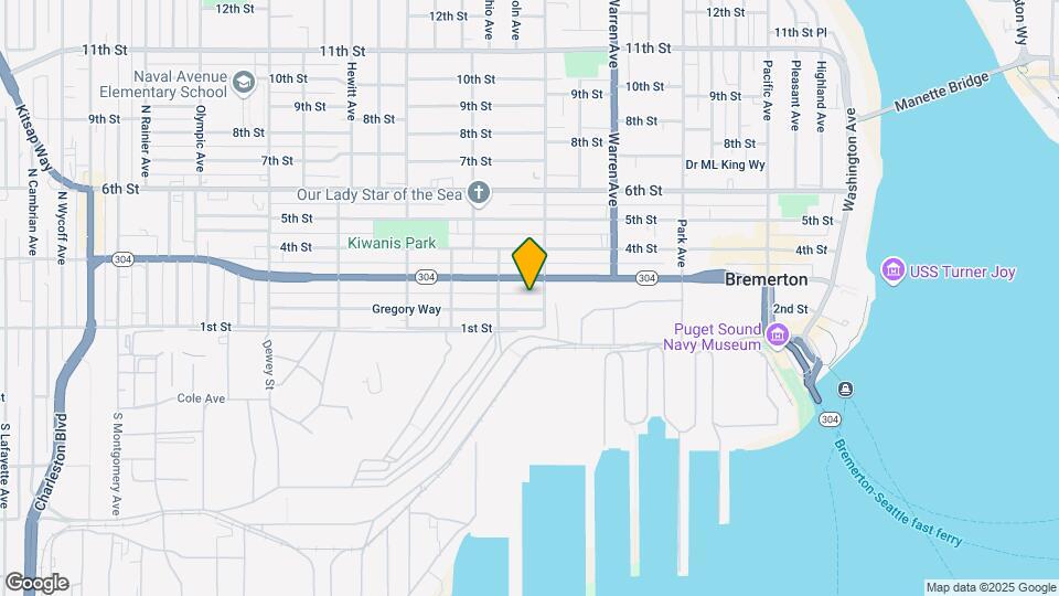1206 Gregory Way Map and Location Details