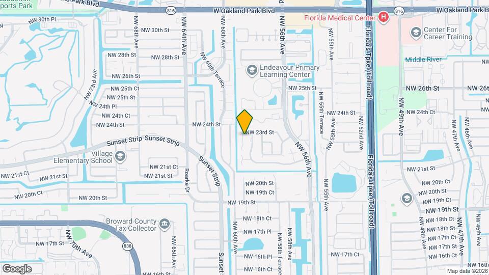 2262 NW 59th Way Map and Location Details