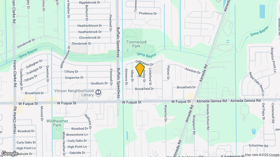 14503 Alrover St Map and Location Details