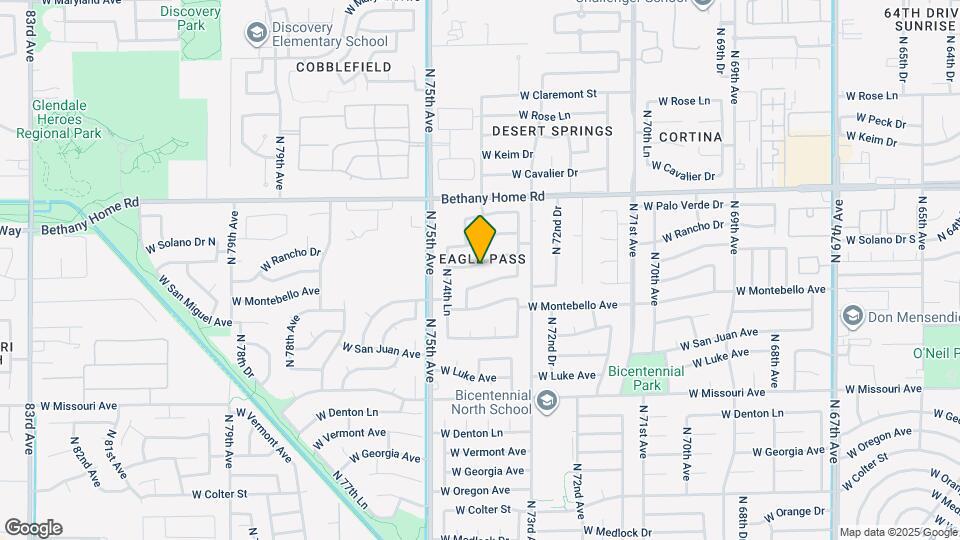 7397 W Solano Dr N Mapa y Detalles de la Ubicación