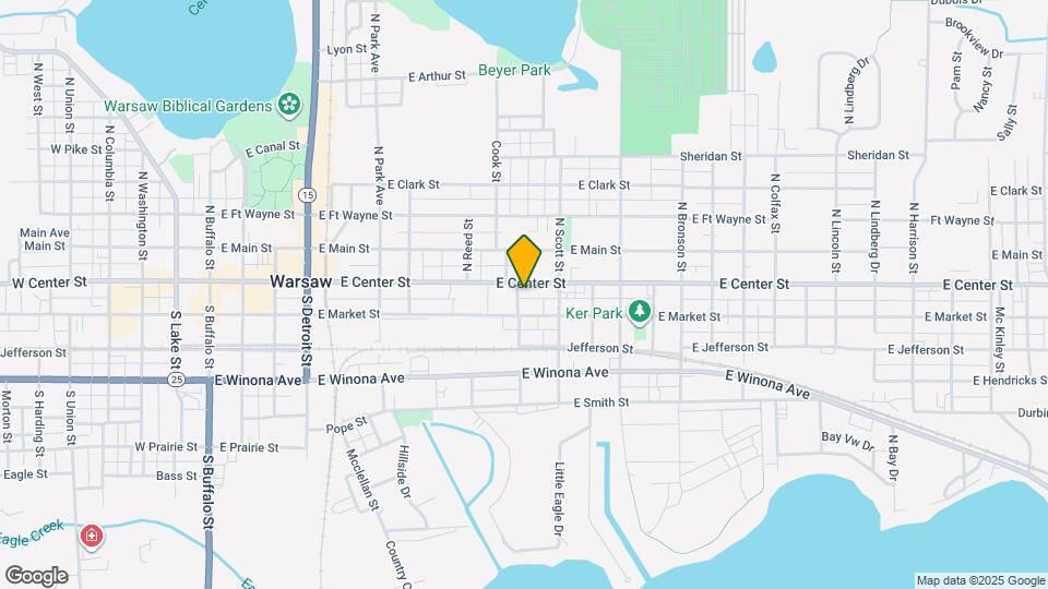 111 S Wood St Map and Location Details