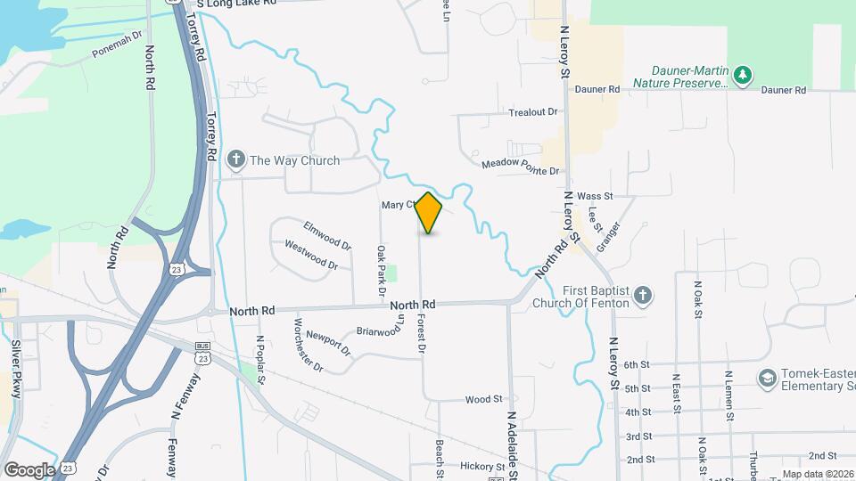 814 Forest Dr, Unit Single Family House Mapa y Detalles de la Ubicación