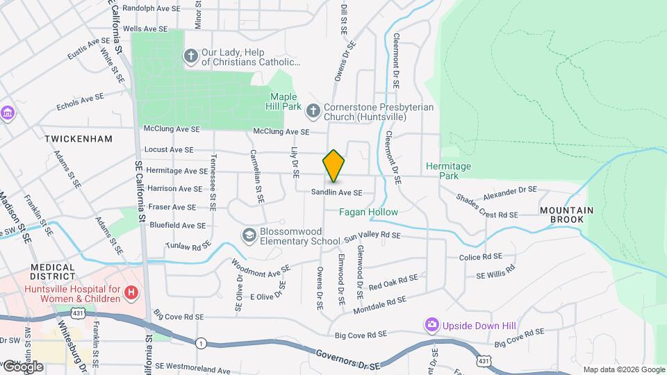 1703 Sandlin Ave SE Map and Location Details