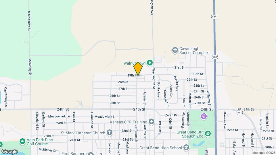 2810 Jefferson St Map and Location Details