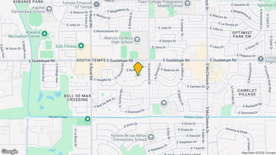 1153 E Vaughn St Mapa y Detalles de la Ubicación