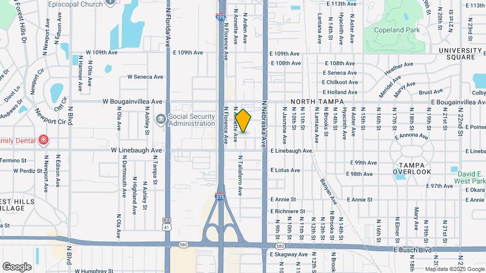708 E Brawin Ave Map and Location Details