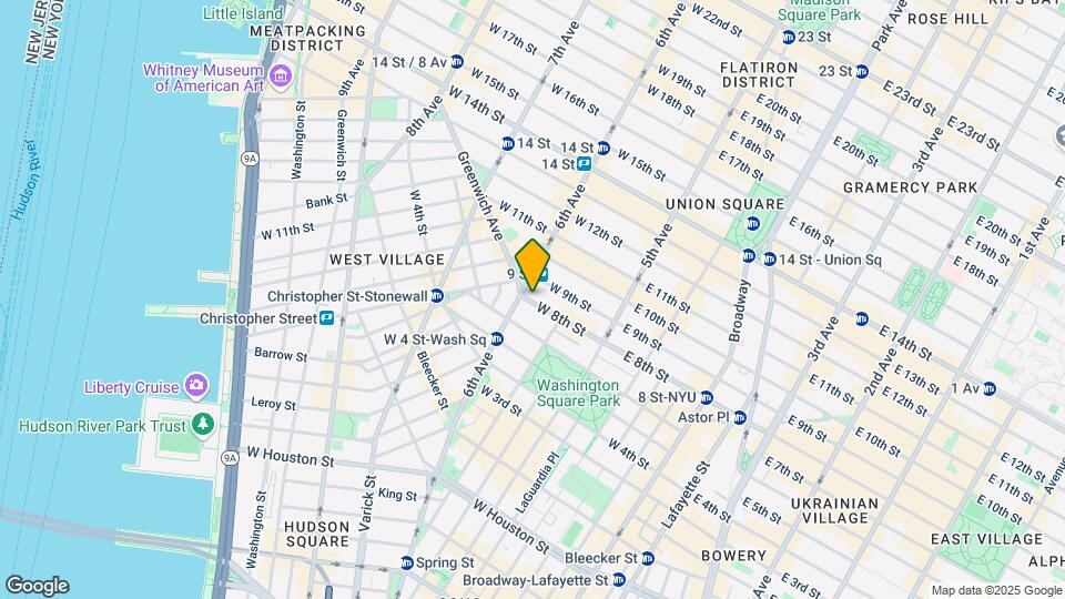 61 W 8th St Map and Location Details