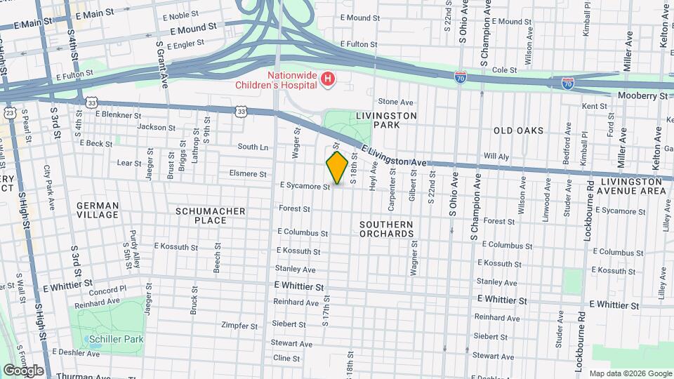 764-768-768 S 17th St Map and Location Details