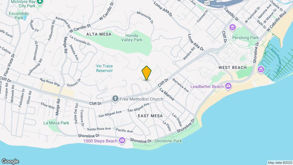 421 Vista De La Playa Ln Map and Location Details