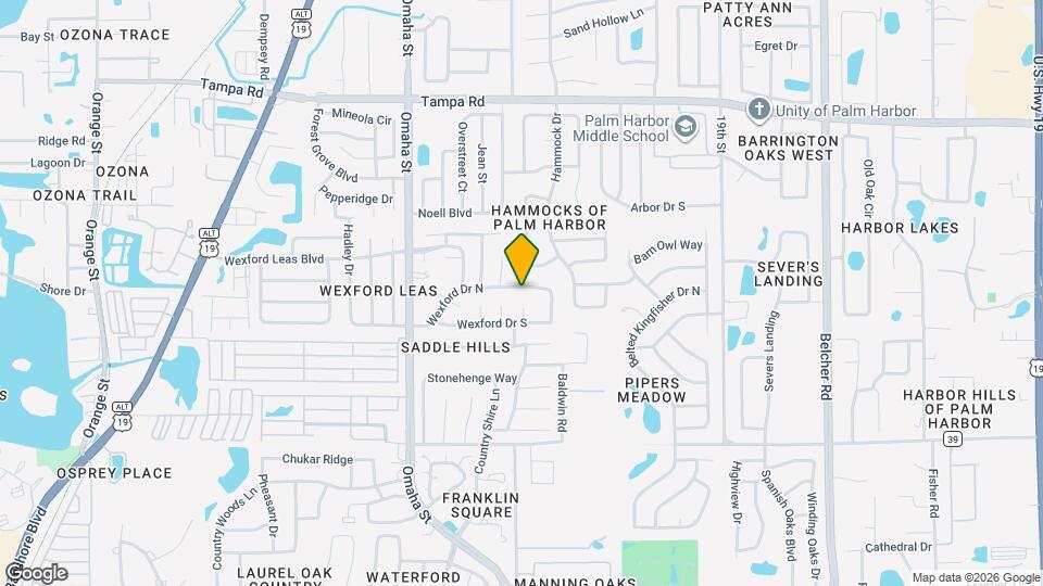 1518 Wexford Dr E Map and Location Details