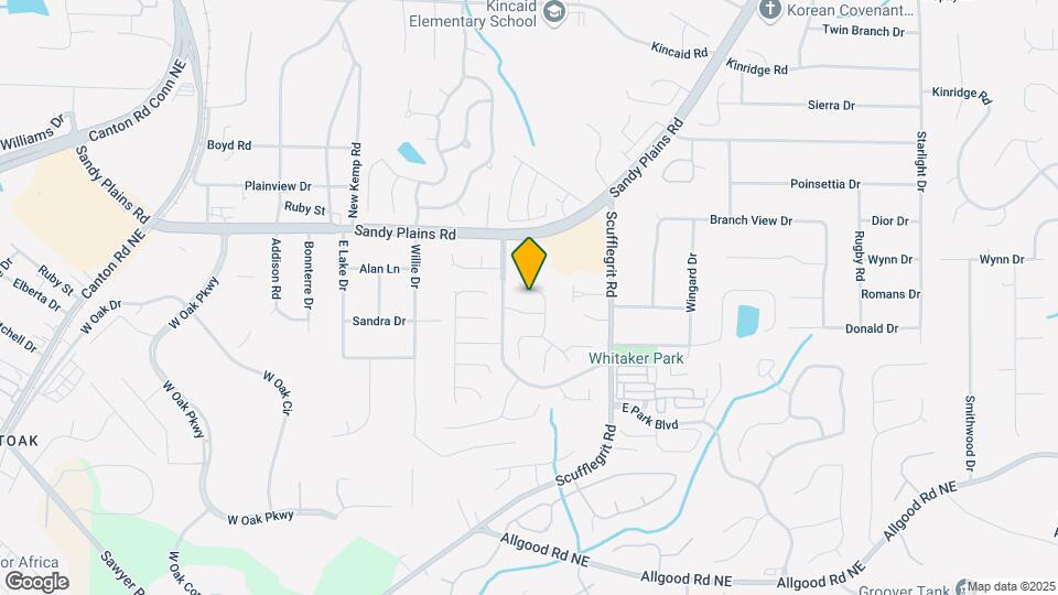 1821 Chardin Way Map and Location Details