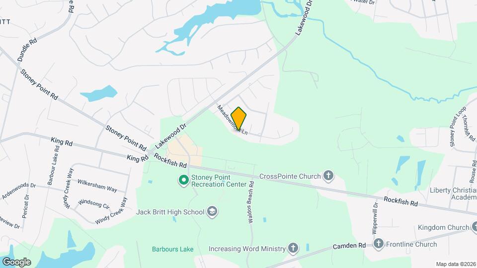 2825 Meadowmont Ln Map and Location Details