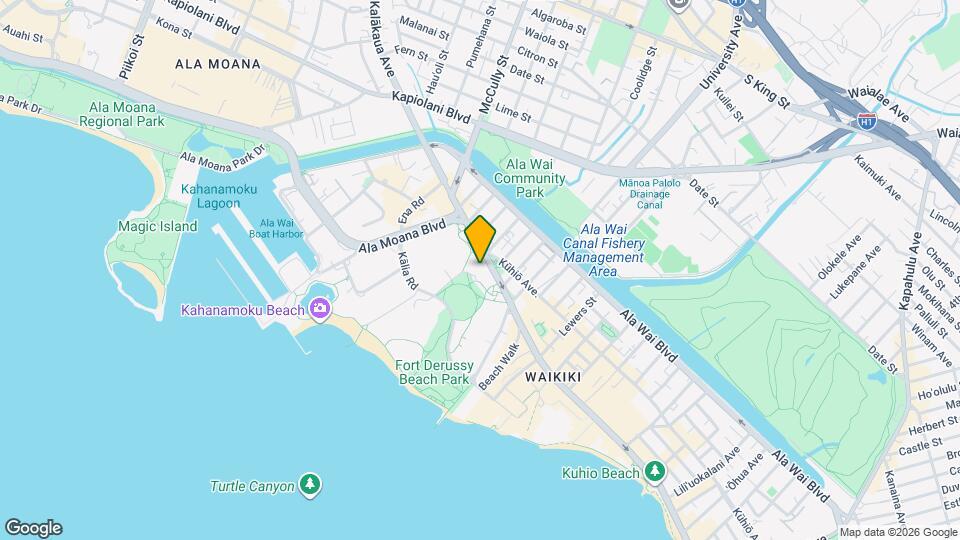 2045 Kalakaua Ave Map and Location Details