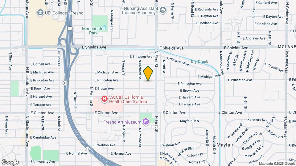 3050-3050 E Princeton Ave Map and Location Details