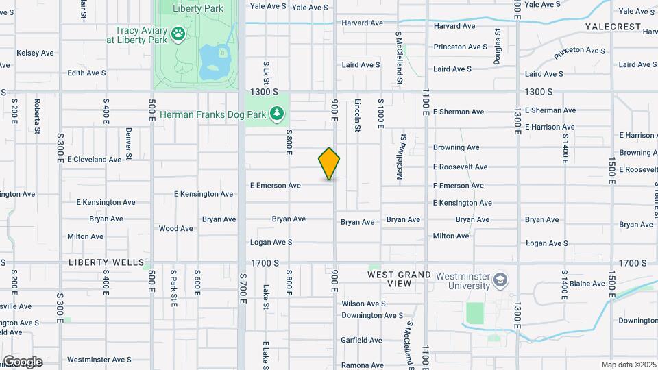 896 E Emerson Ave Map and Location Details