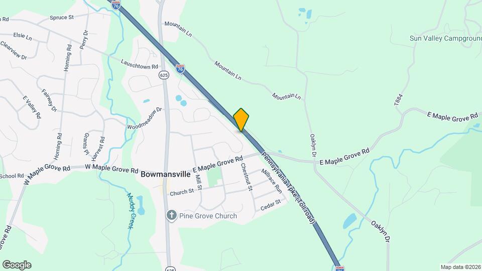 207 Abbey Ln Map and Location Details