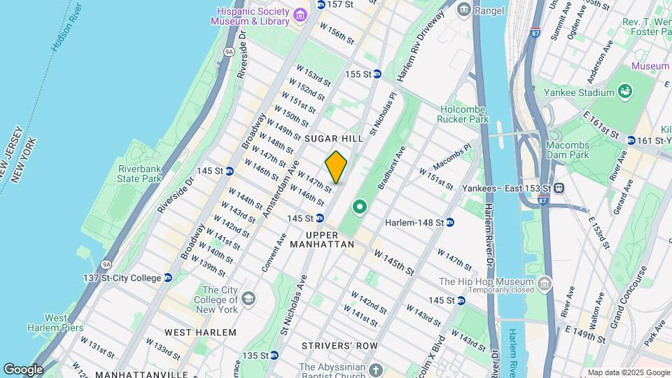 401 W 147th St Mapa y Detalles de la Ubicación
