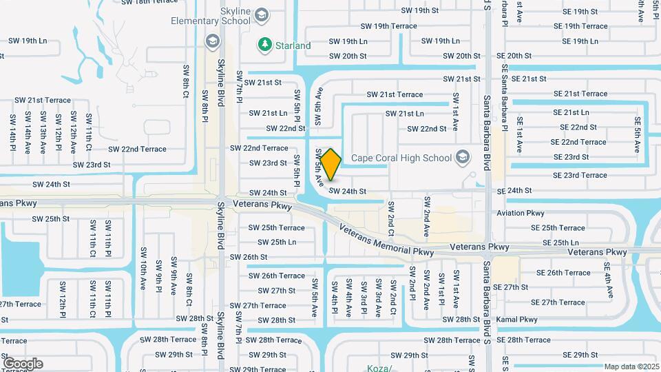 441 SW 24th St Map and Location Details
