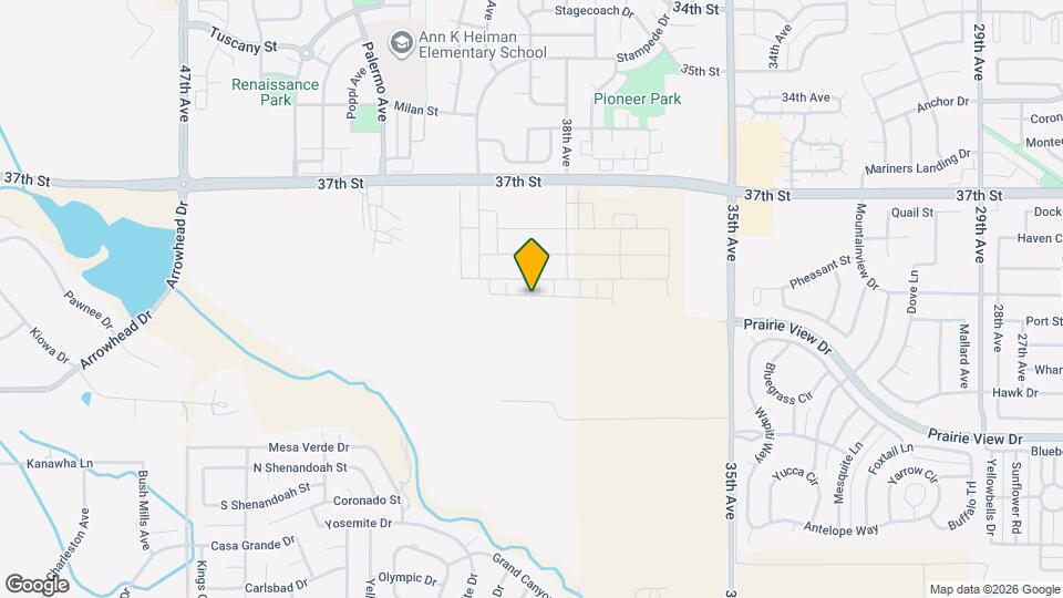 3852 Pinnacles Ct Map and Location Details