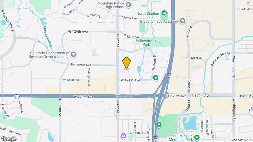 12141 Melody Dr Map and Location Details