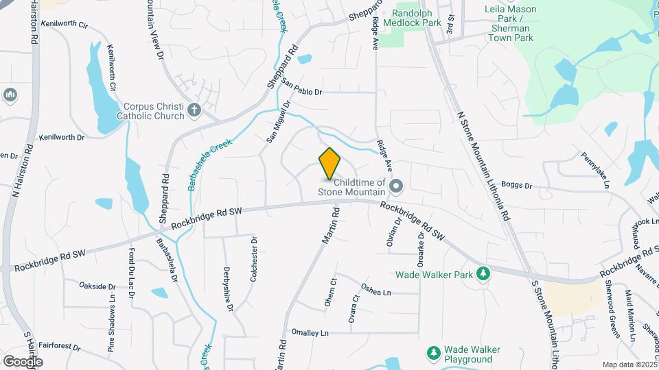 208 S Rockborough Ct Map and Location Details