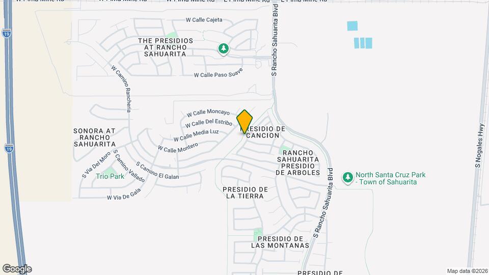 14252 South Avenida Zumba Map and Location Details
