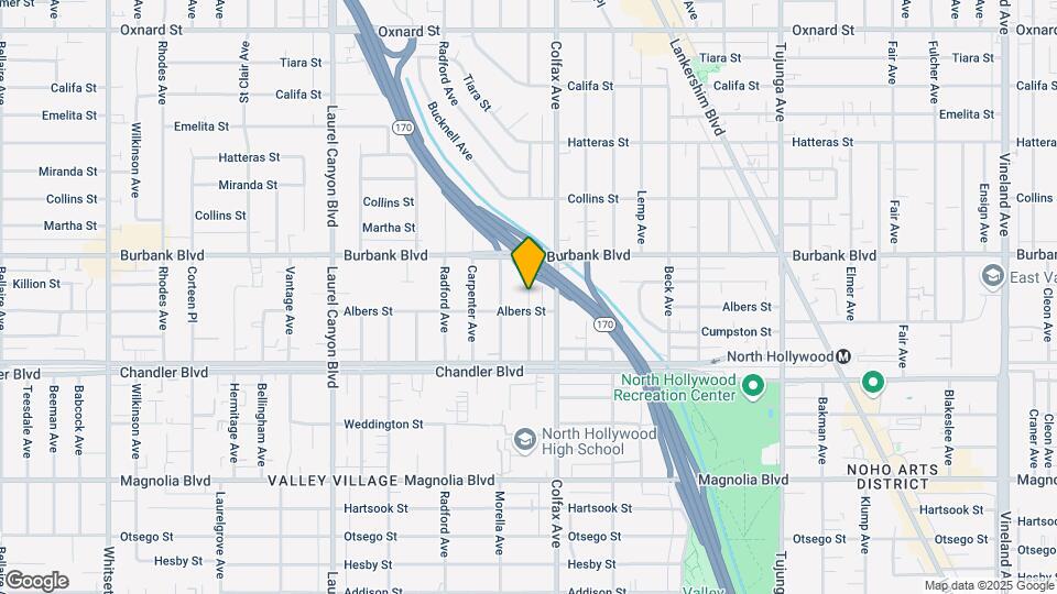 5539 Simpson Ave Map and Location Details
