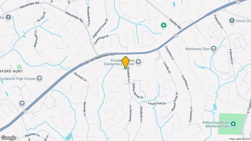 801 Brightwood Ln Map and Location Details