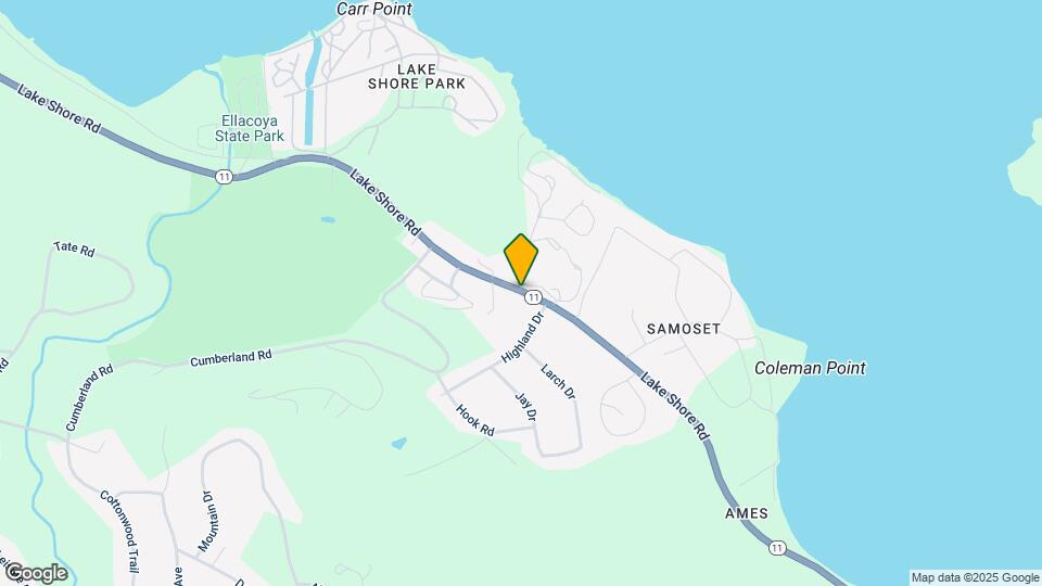 2696 Lakeshore Rd Map and Location Details